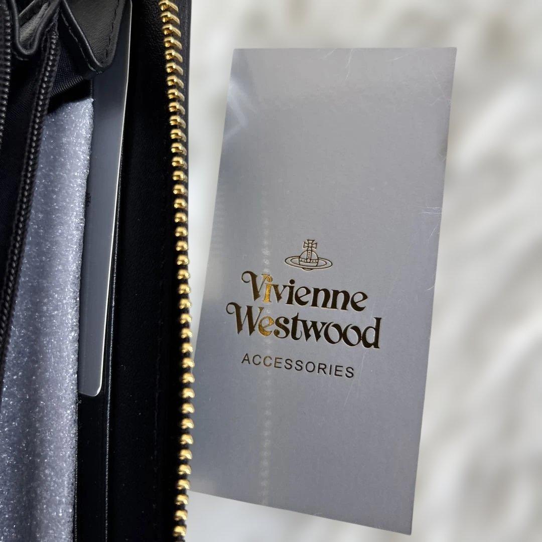 ヴィヴィアン・ウエストウッド 長財布 落ち着いた赤 箱、袋潰れてる