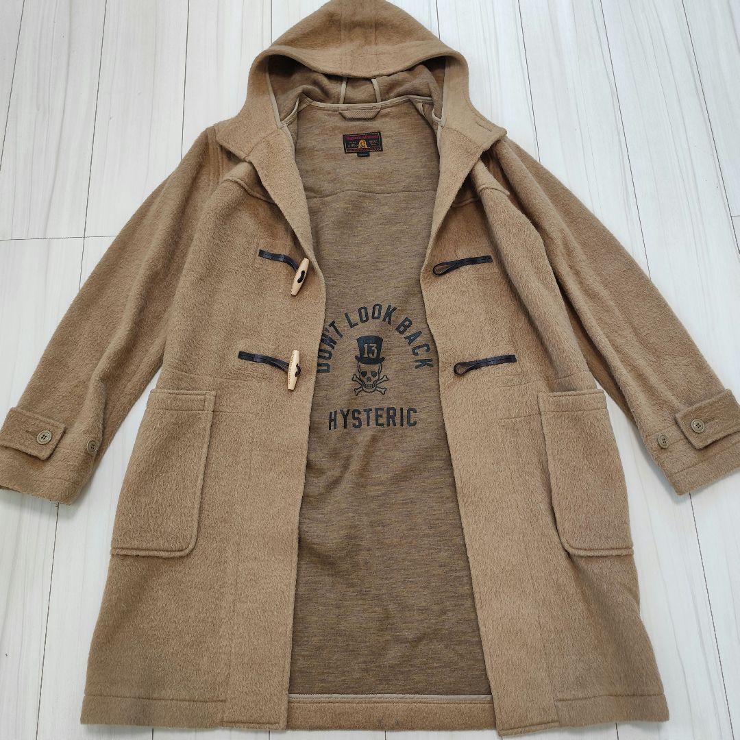 希少 ヒステリックグラマー SKULL 13pt アルパカモヘア ダッフルコート