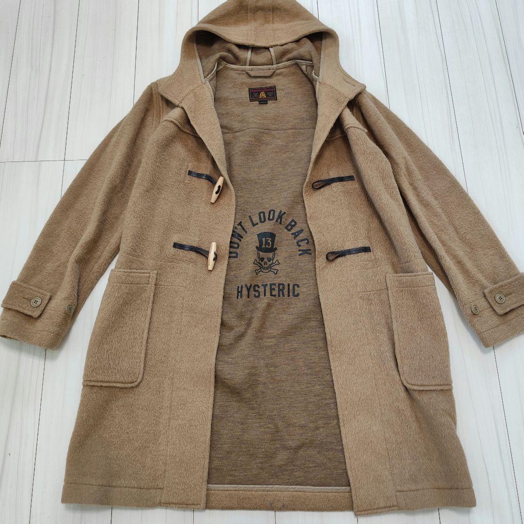 希少 ヒステリックグラマー SKULL 13pt アルパカモヘア ダッフルコート