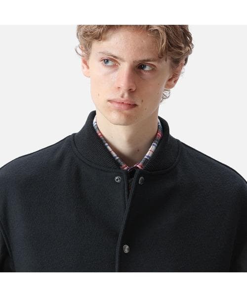 【美品】 SOPHNET. バーシティジャケット ソフネット ブラック 黒