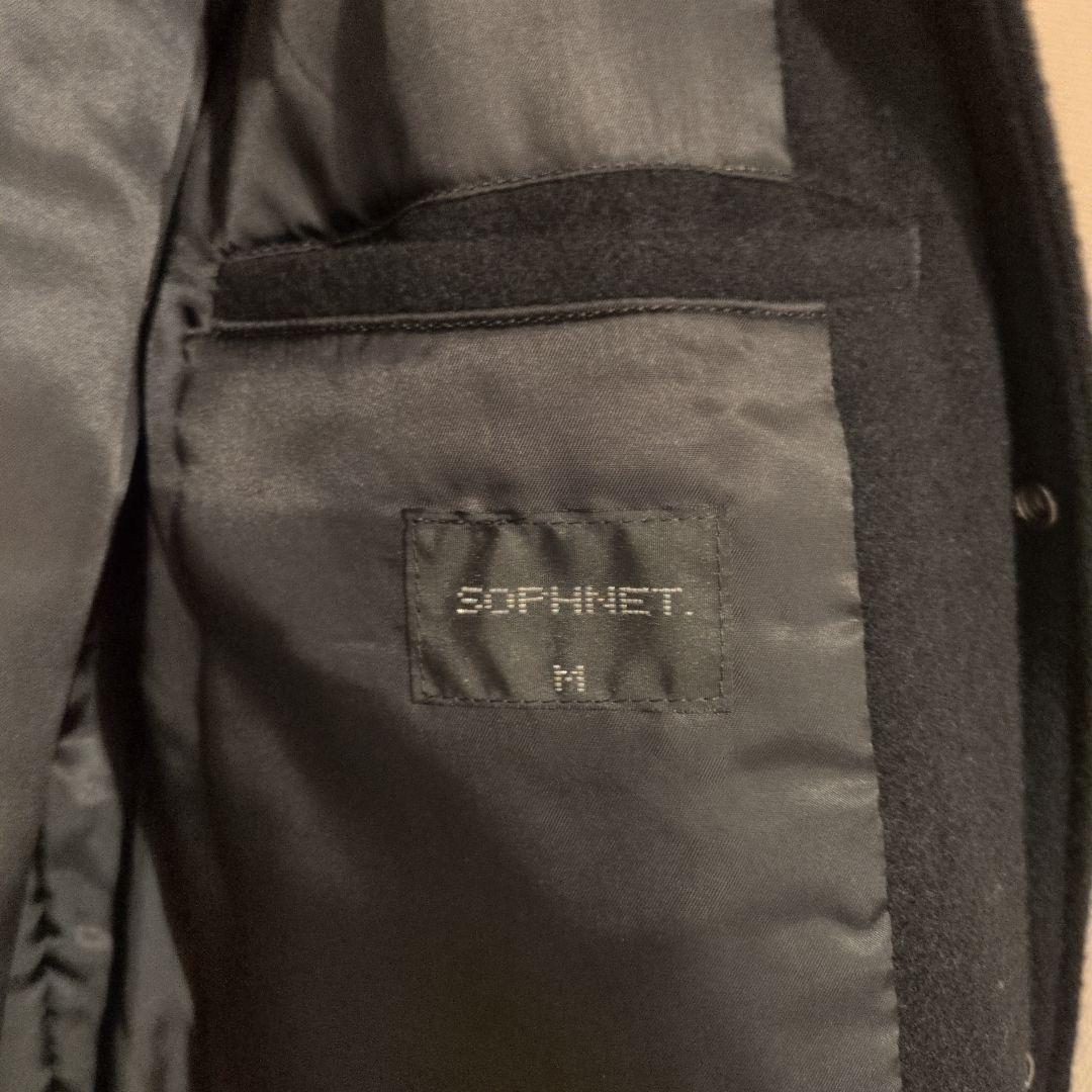 【美品】 SOPHNET. バーシティジャケット ソフネット ブラック 黒