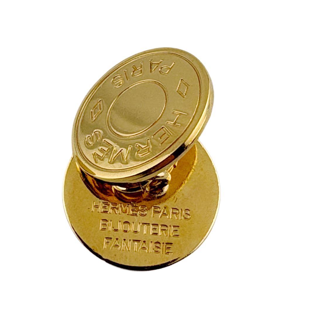 ビックヘッド 美品　HERMES セリエ　カフスリンクス　ゴールド