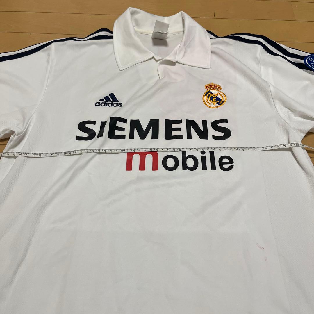 ジダン　レアルマドリード　ユニフォーム　100周年　2002年製　Lサイズ