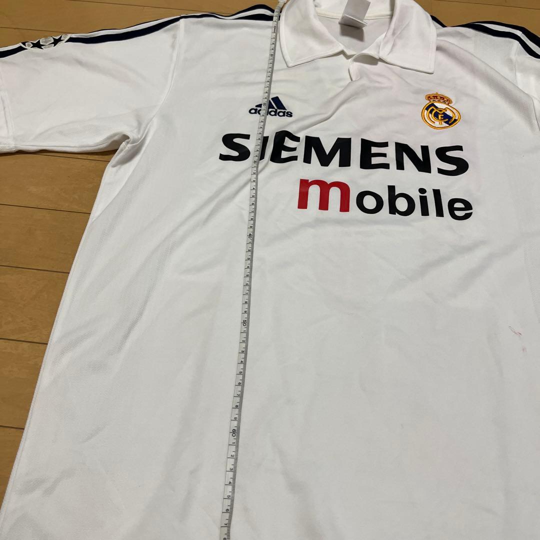 ジダン　レアルマドリード　ユニフォーム　100周年　2002年製　Lサイズ