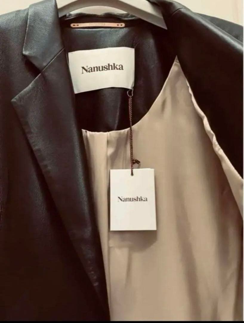 NANUSHKA【滝沢眞規子さん着用レザージャケットBLACK size:S】 - メルカリ