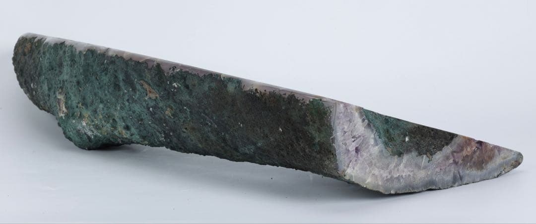 特大 天然アメジスト 原石ジオード 13.4kg 紫水晶クラスター 台付 鑑賞石