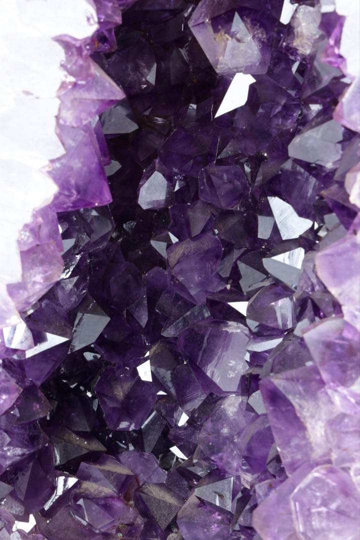 特大 天然アメジスト 原石ジオード 13.4kg 紫水晶クラスター 台付 鑑賞石