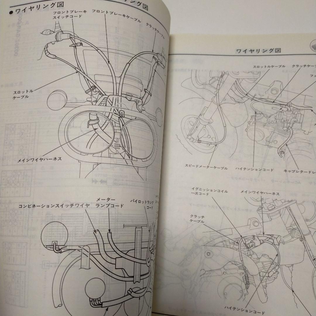 美品 HONDA モンキー サービスマニュアル キャブモデル Z50J R