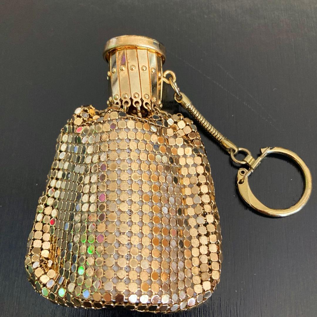 ヴィンテージ・未使用》メタリックスパンコール ミニ巾着型コイン