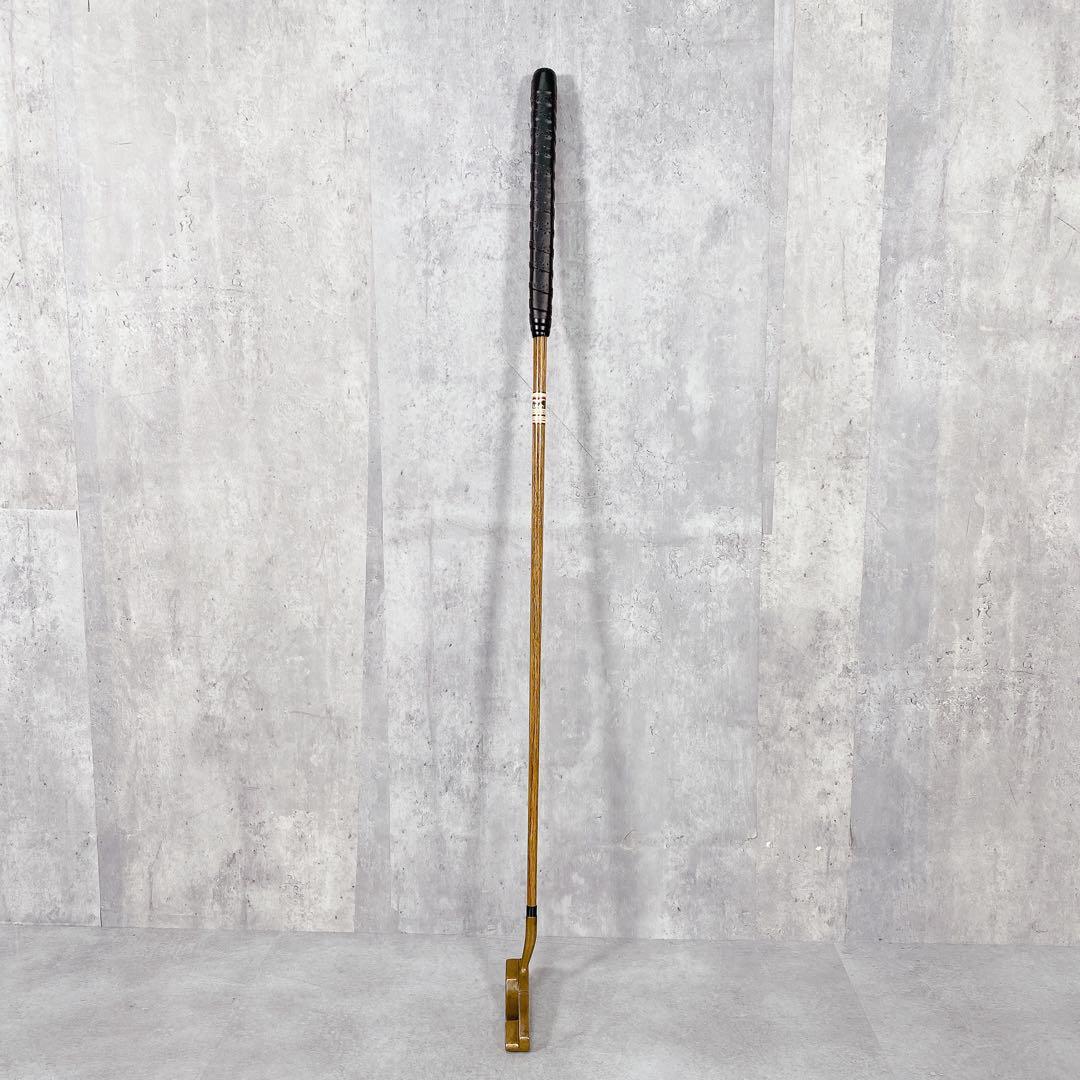 T045 希少 キャロウェイ ゴルフ メンズ パター MF-3 木製シャフト