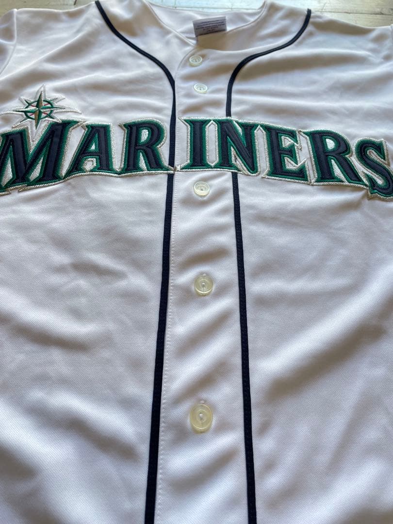 デッドストック マリナーズ　イチロー　ベースボールシャツ　マジェスティック
