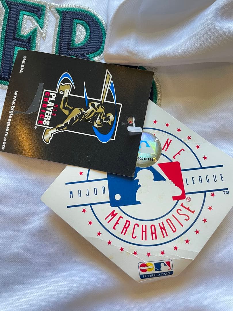 デッドストック マリナーズ　イチロー　ベースボールシャツ　マジェスティック