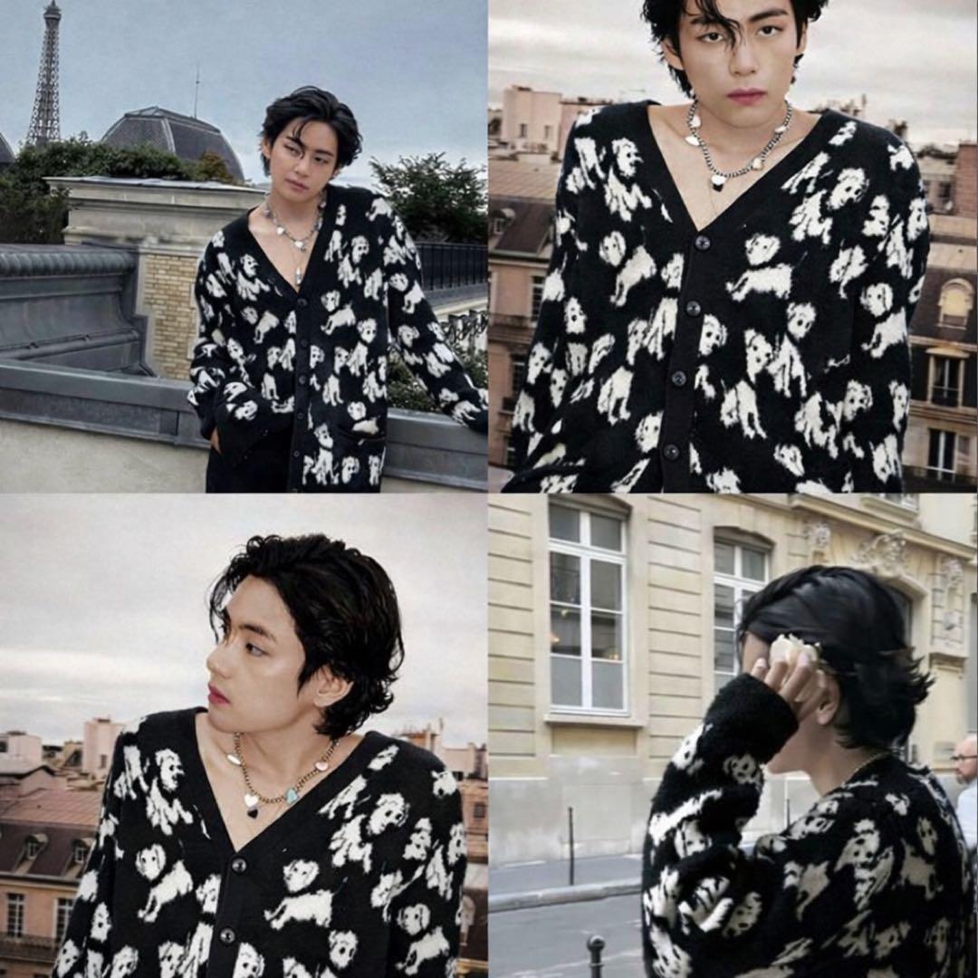 CELINE 犬柄 カーディガン エイミードリアン ニット 大森元貴 セリーヌ