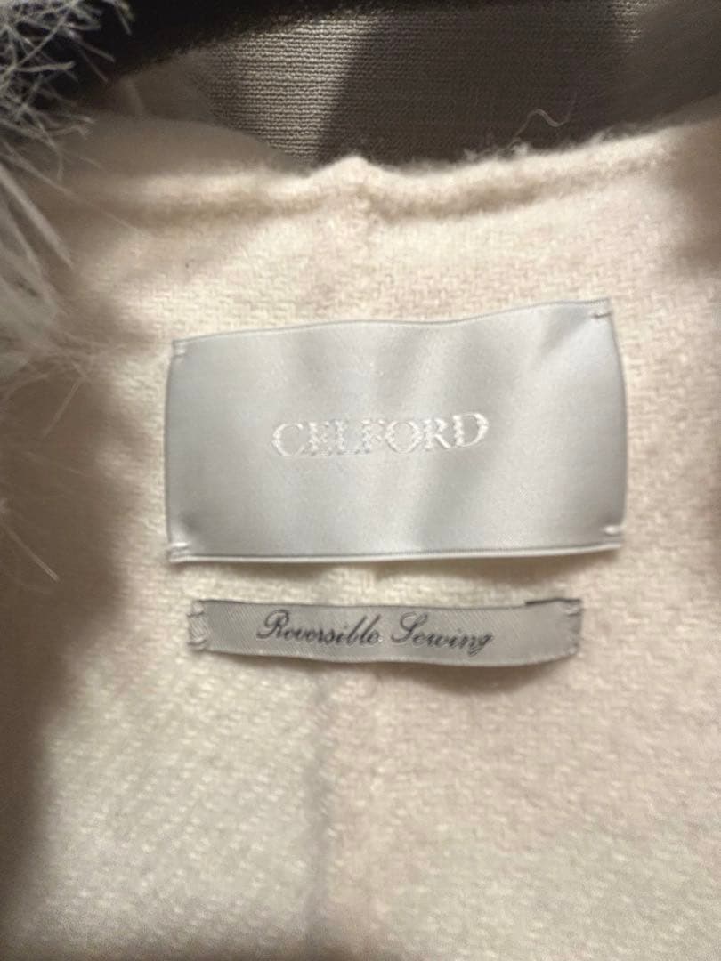 CELFORD ファーポンチョコート　2024年A/W