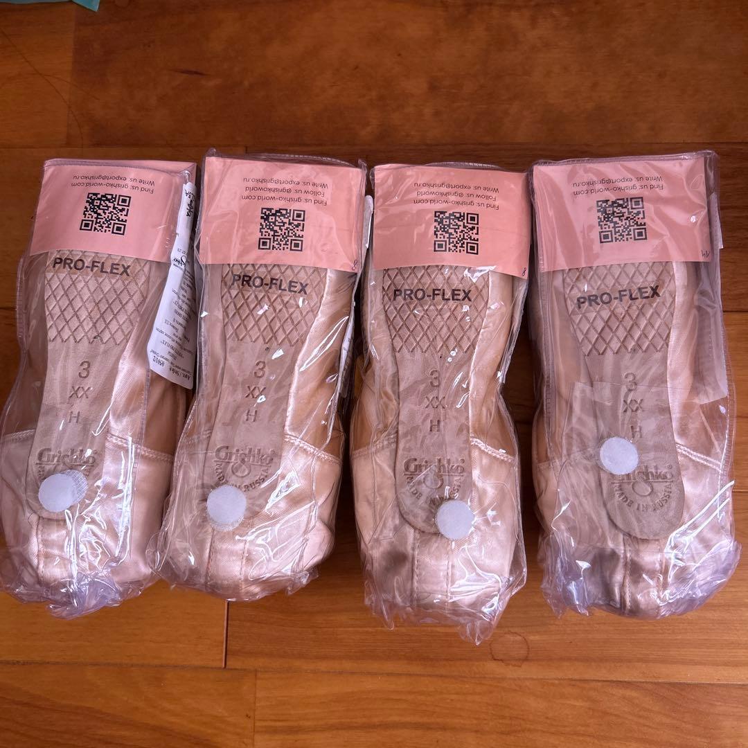 Grishkoトゥシューズ 3 XX Hグリシコフェッテプロバレエ新品未使用