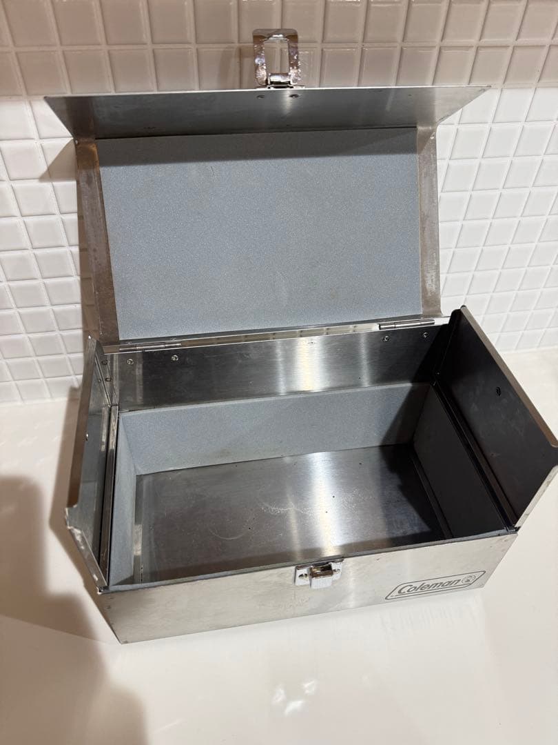 レア】廃盤 コールマン スパイスボックス ステンレスボックス キャンプ