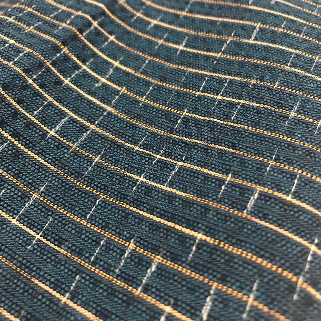 無形文化財 阿波正藍染 しじら織 反物 - メルカリ