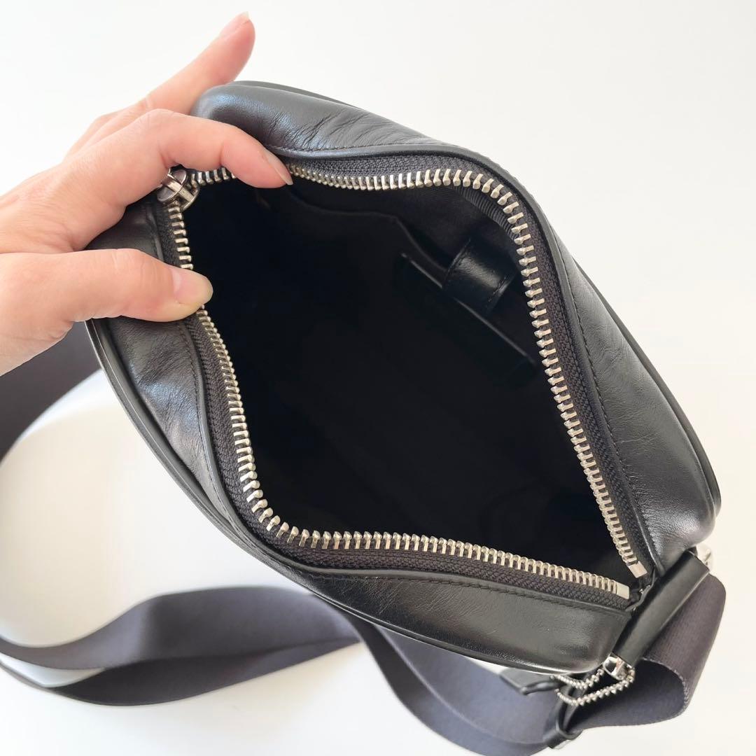 【極美品】COACH メンズ ショルダーバッグ ヘリテージ フライトバッグ