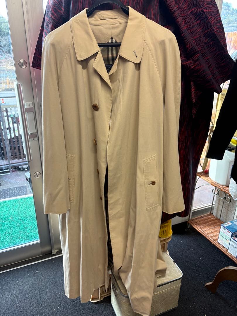 【BURBERRY】バーバリー【ヴィンテージ】ステンカラーコート