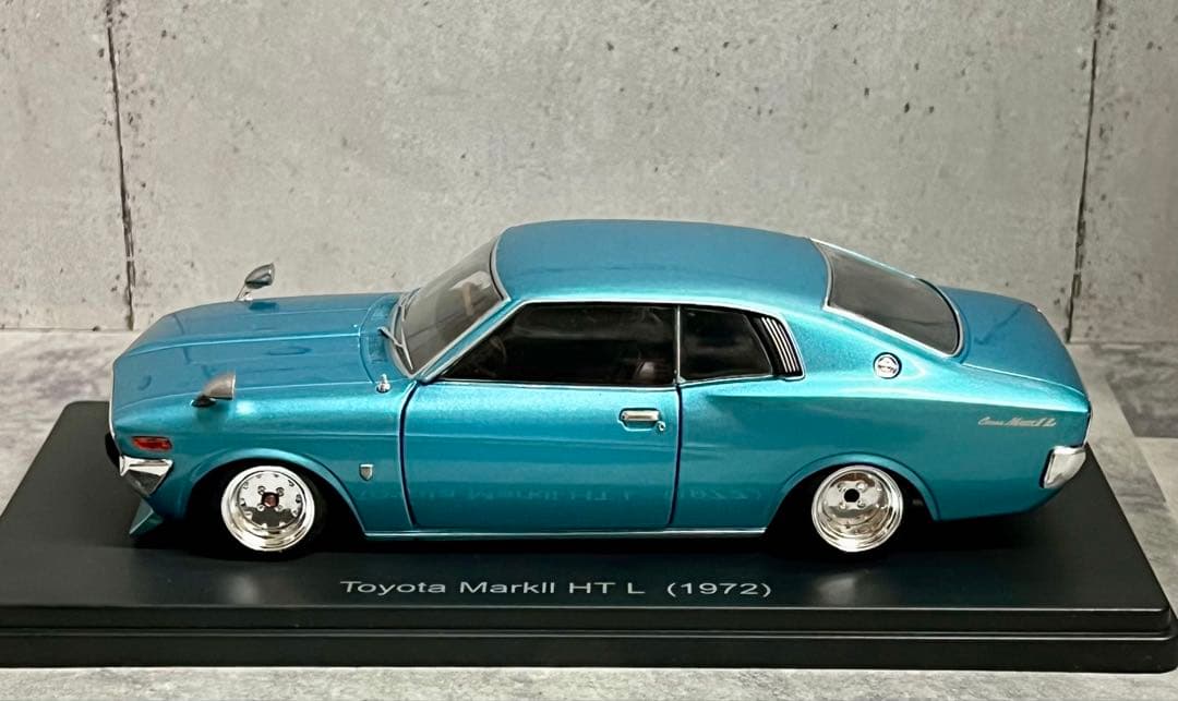 国産名車 1/24 トヨタ マークⅡ HT L カスタム 旧車 ミニカー