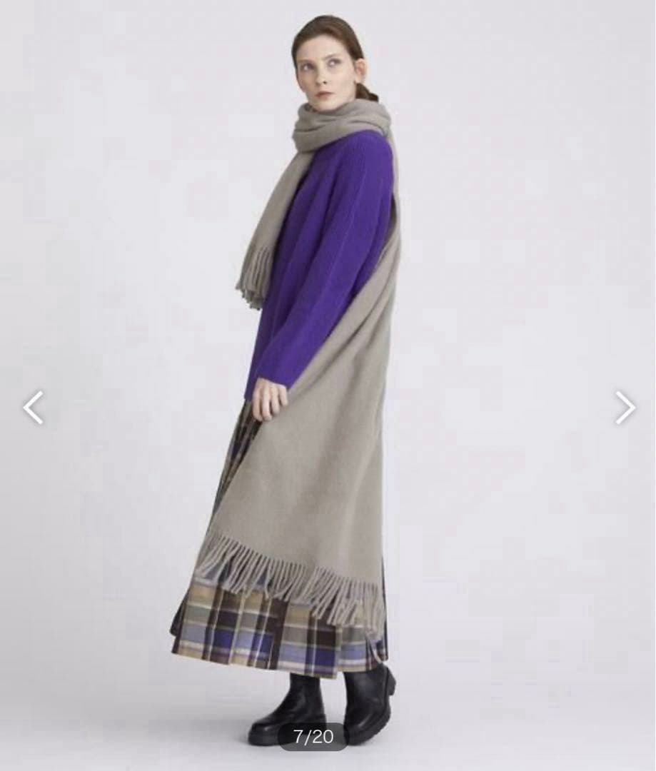 【asa 】ASAUCE MELER オーバーダイシャギーストール