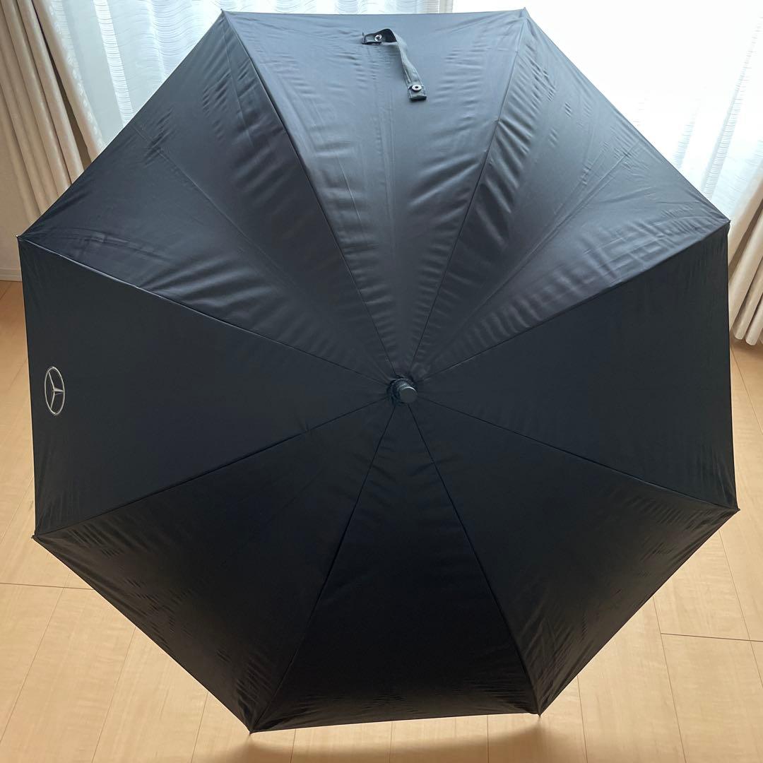 メルセデスベンツ 傘 ブラック 8本骨傘 シンプルデザイン - メルカリ