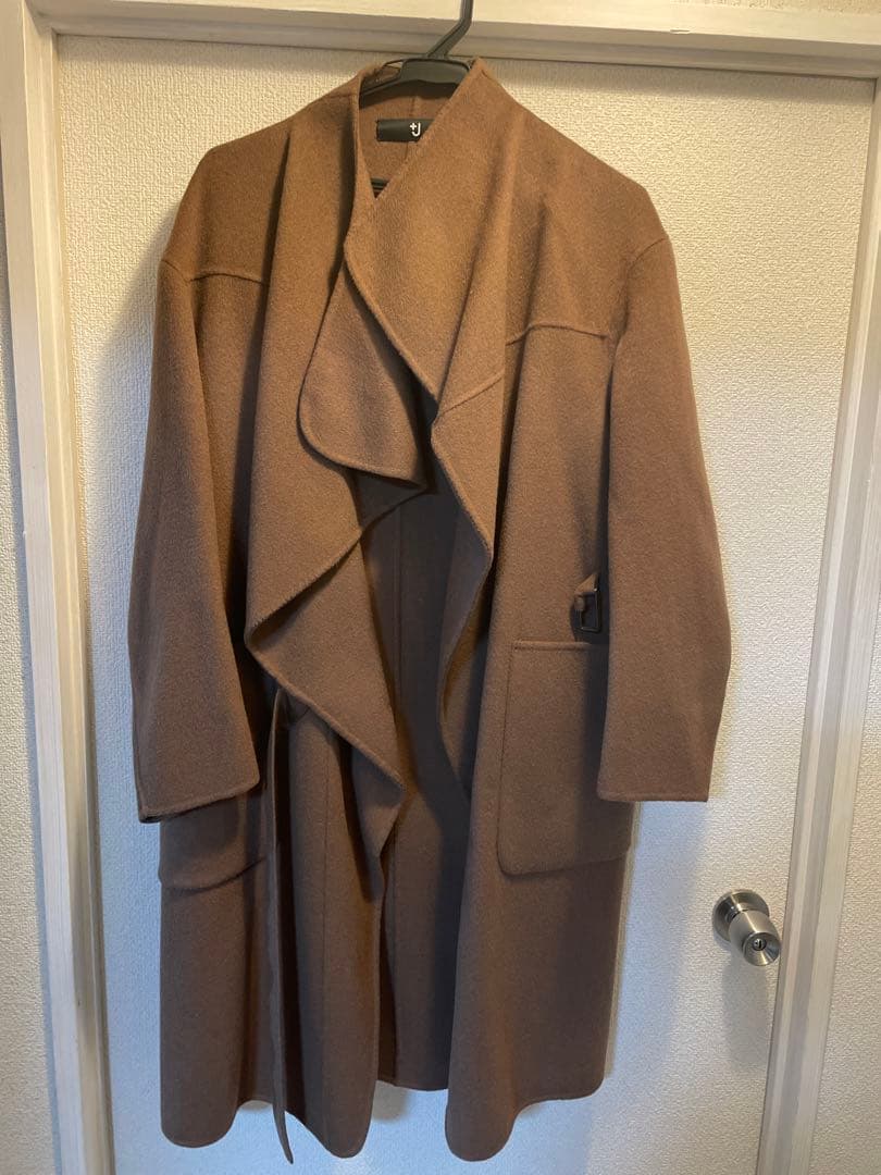 ❣️m様専用❣️カシミヤブレンド ラップロングコート ユニクロ ＋J