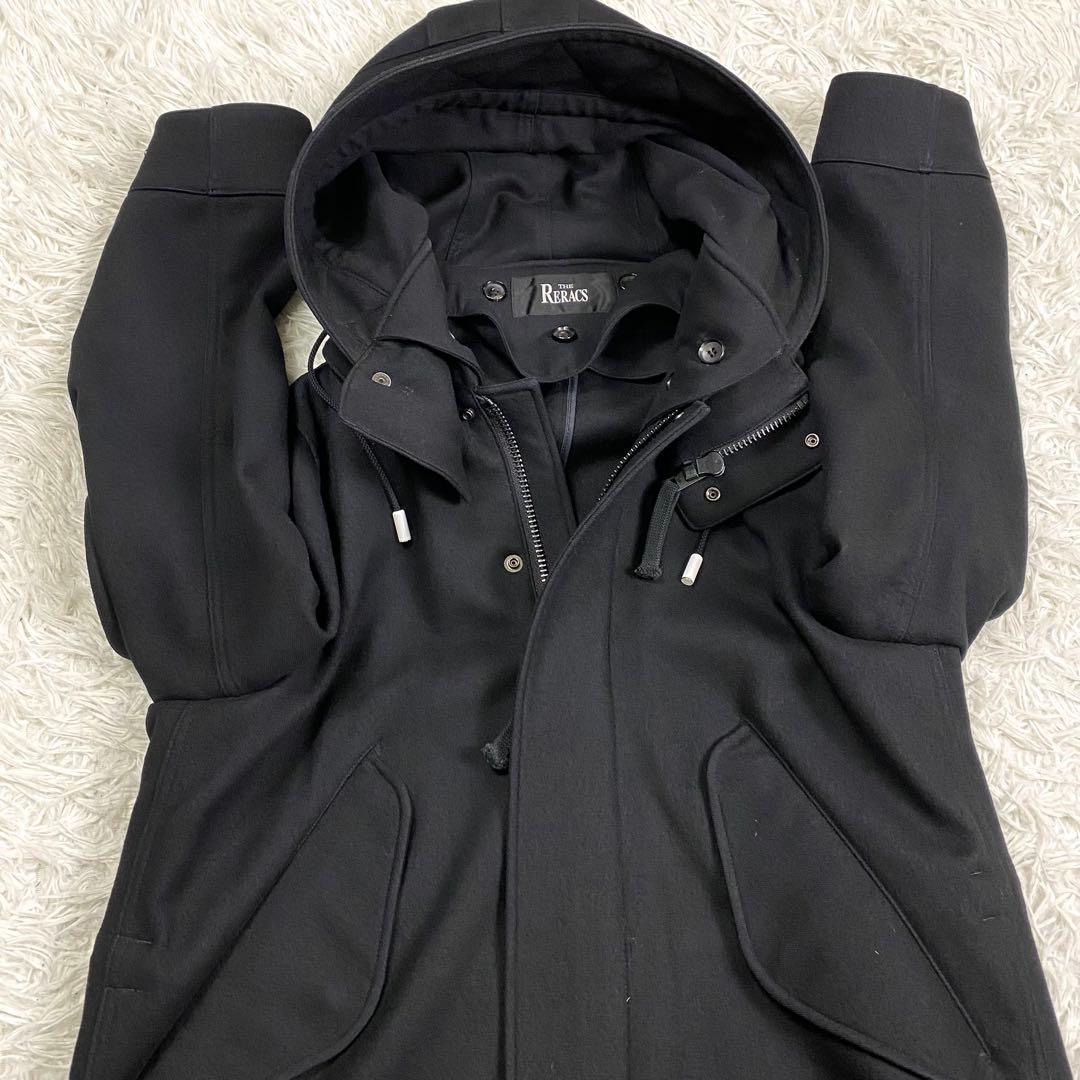 極美品✨ザリラクス ウールモッズコート 2way ブラック 46 実寸L相当