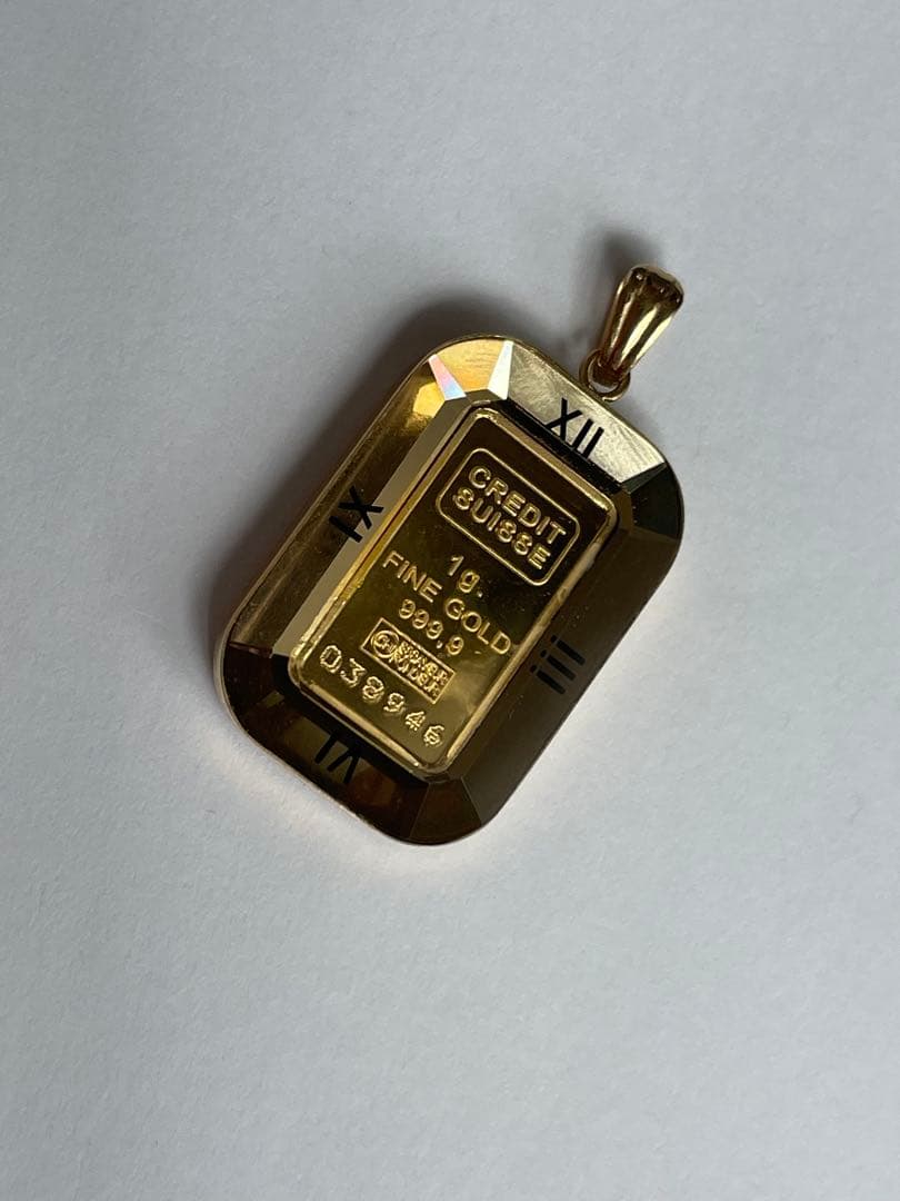 Credit Suisse 18金ゴールド ペンダント 美品