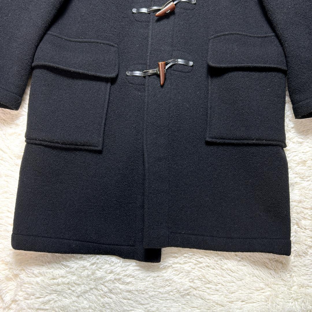 美品✨グローバーオール ダッフルコート ロング丈 チェック柄 トグル L