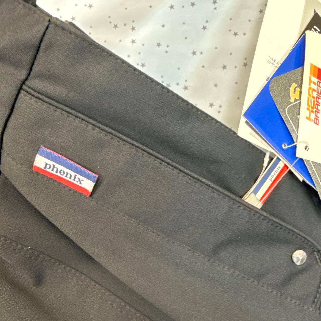 【新品未使用】phenix 黒 サスペンダー付き スキーウェア