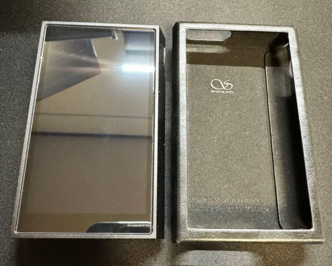 SHANLING M5 Ultra レザーケース ガラスフィルム付