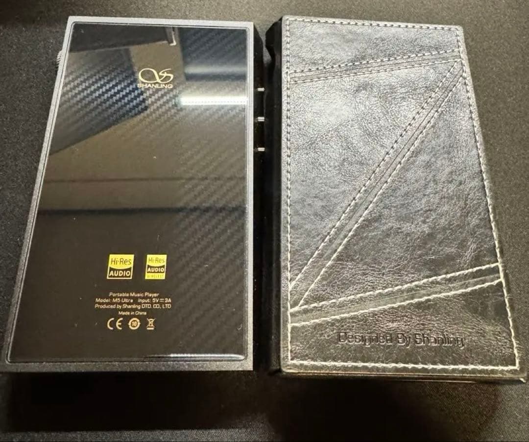 SHANLING M5 Ultra レザーケース ガラスフィルム付