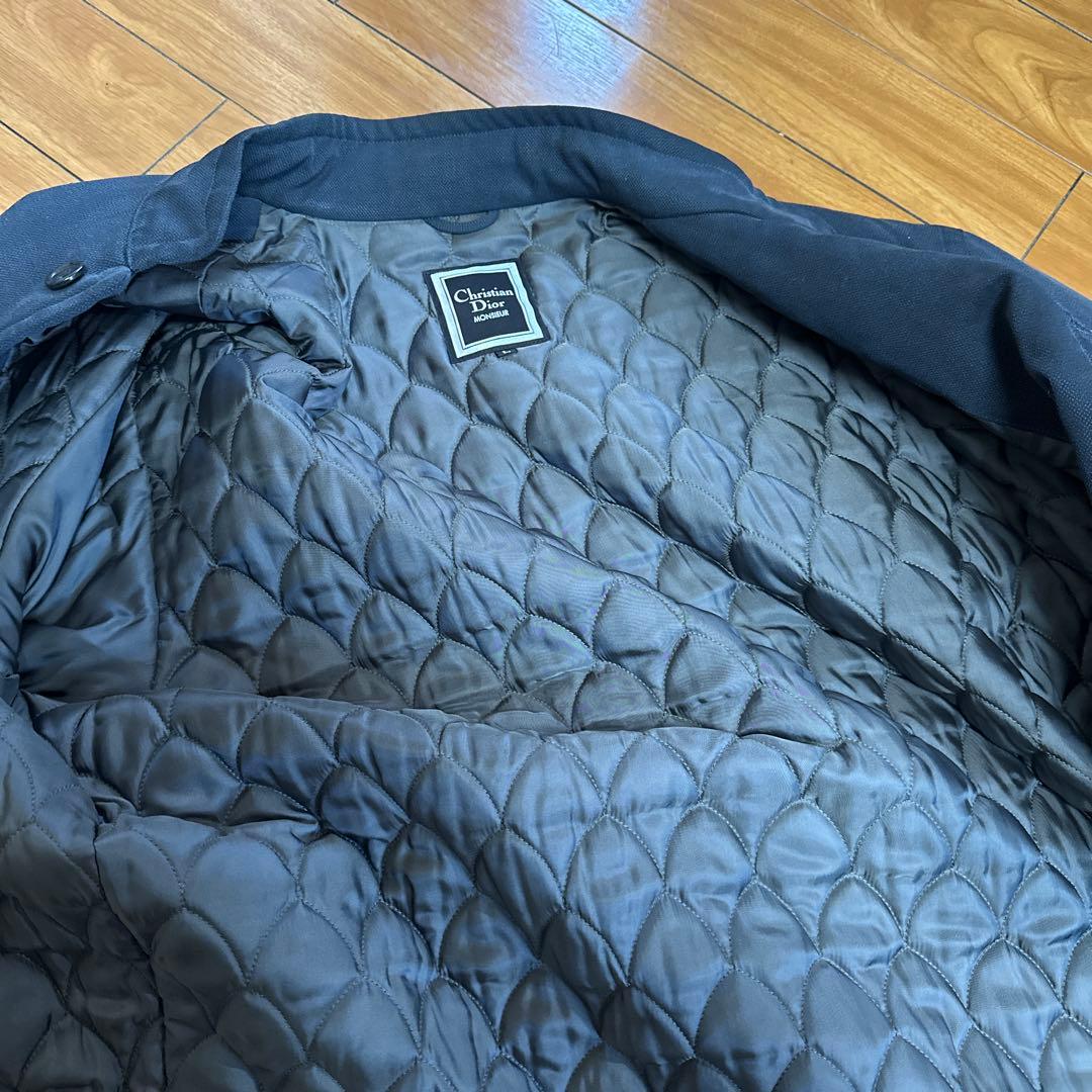 【美品】Dior（ディオール）コート／ブルー　正規店購入・定価10万円以上