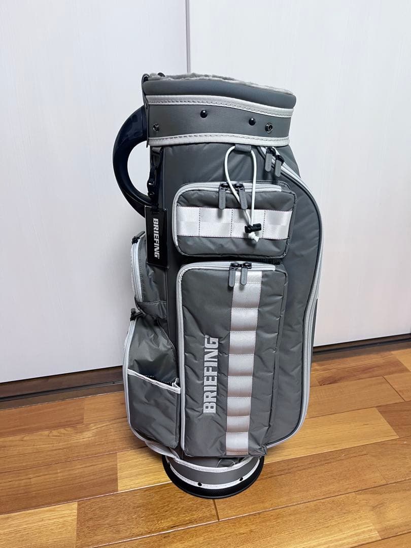 BRIEFING グレー キャディバッグ