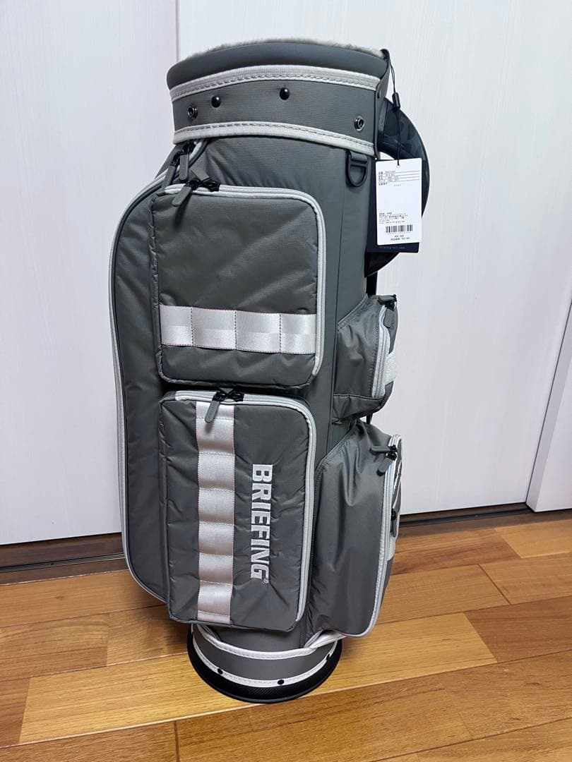 BRIEFING グレー キャディバッグ