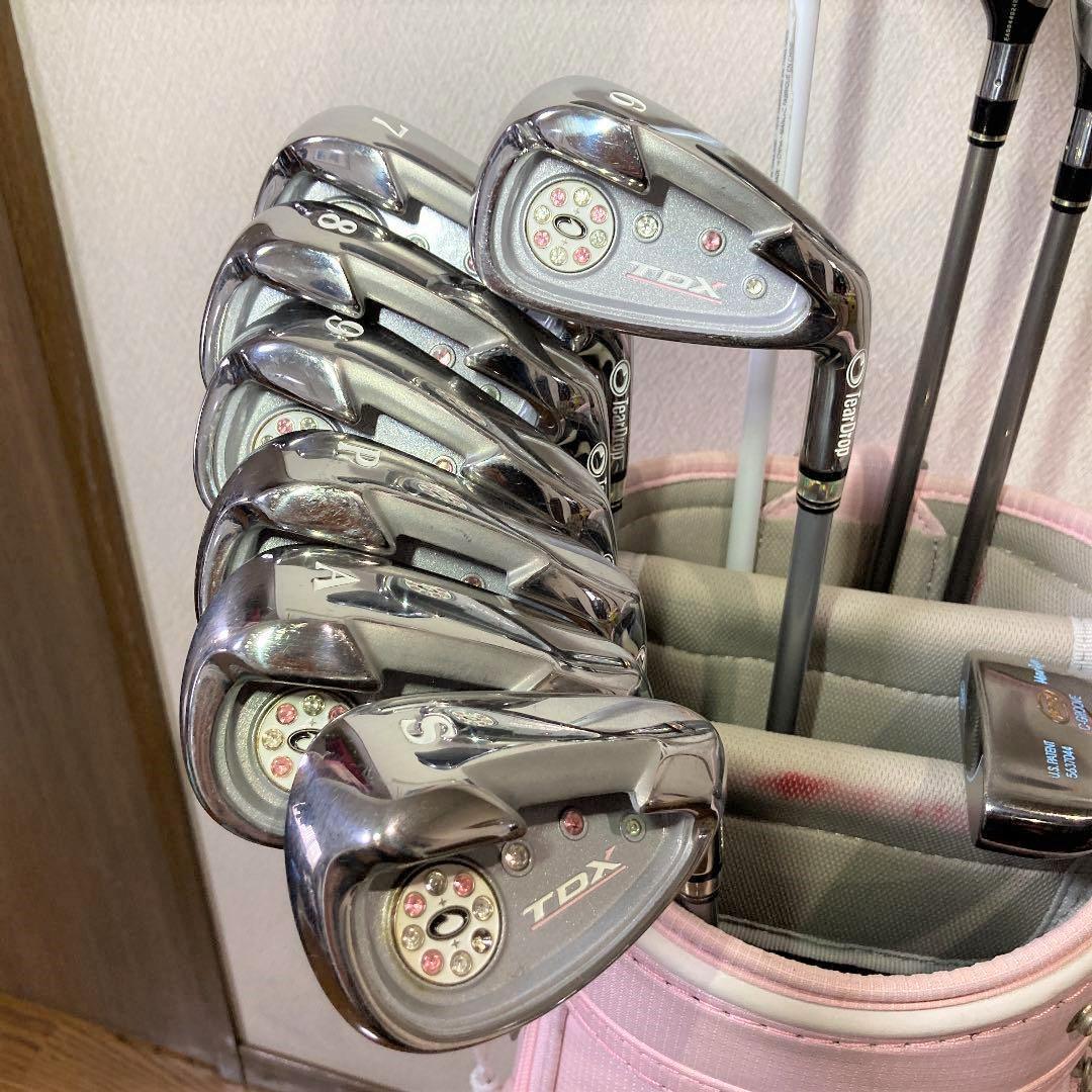 豪華 レディースゴルフクラブ 本格セット ナイキ キャディバッグ