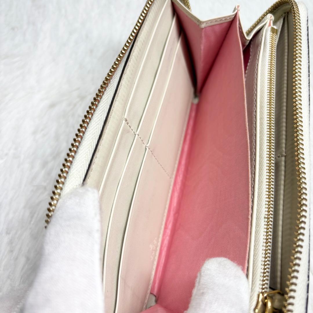 ✨付属品完備✨ グッチ 長財布 GGスプリーム りんご アップル ピンク ハート