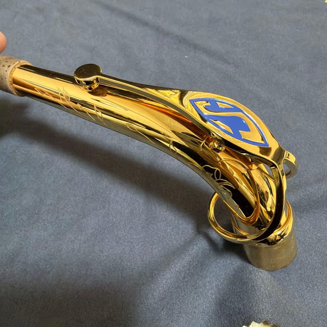 セルマー シュプレーム アルトサックス ゴールドプレート ネック 彫刻あり