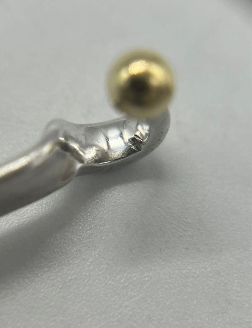 【本日まで】ティファニー TIFFANY フックアンドアイバ ングル シルバー