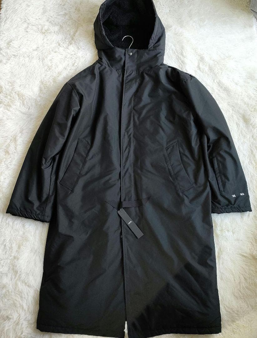【★未使用・タグ付き★】J.S.B. 総ボア フード付 ベンチコート　M