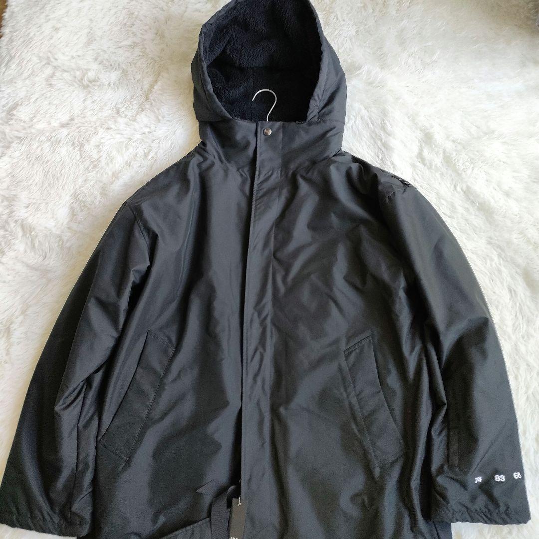 【★未使用・タグ付き★】J.S.B. 総ボア フード付 ベンチコート　M