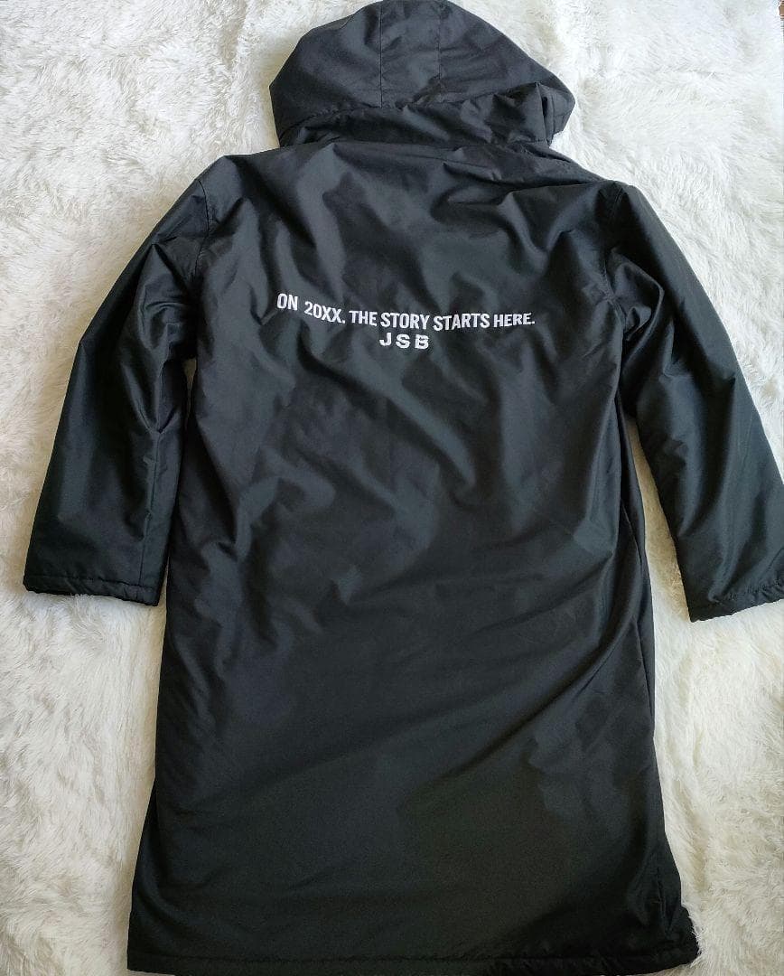 【★未使用・タグ付き★】J.S.B. 総ボア フード付 ベンチコート　M