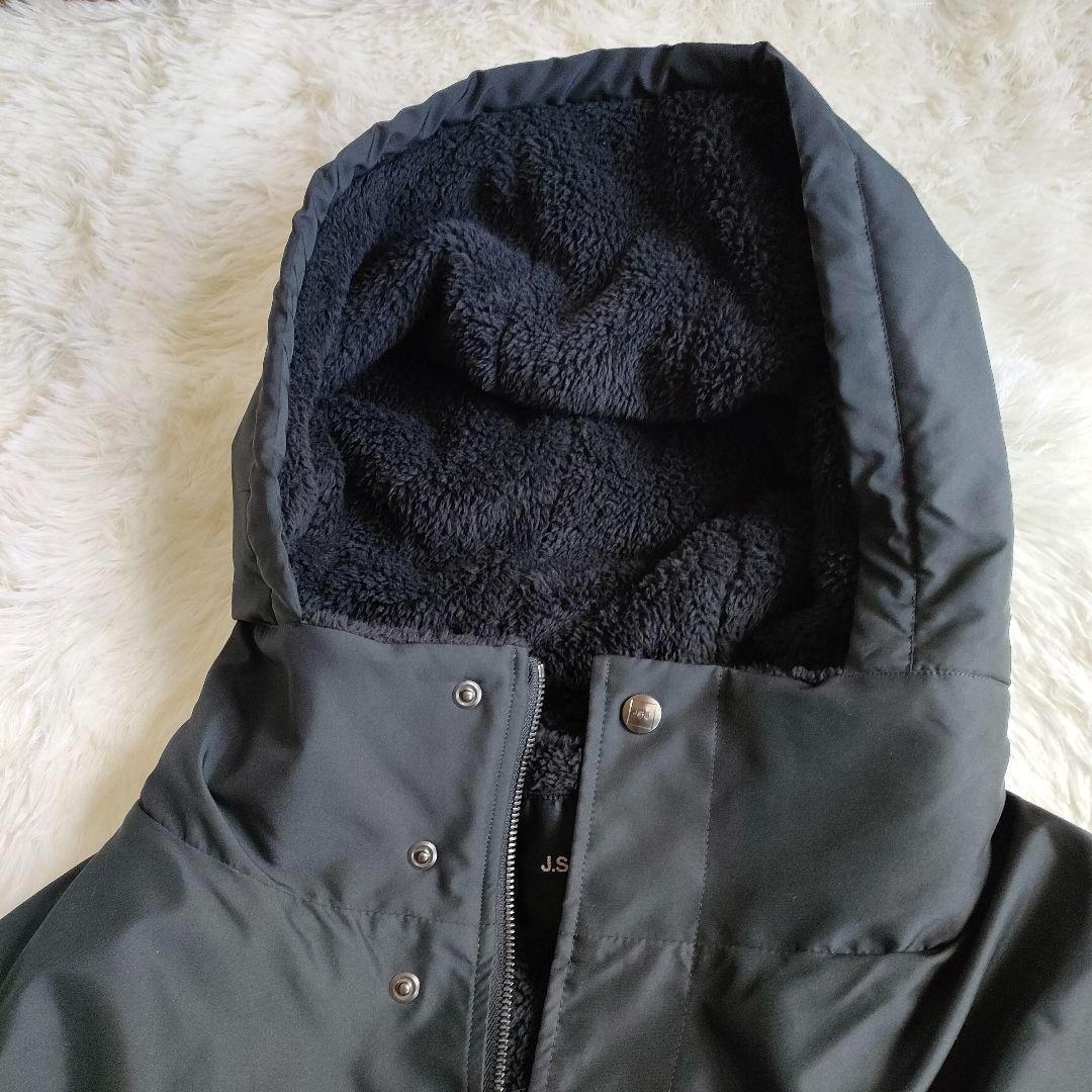 【★未使用・タグ付き★】J.S.B. 総ボア フード付 ベンチコート　M