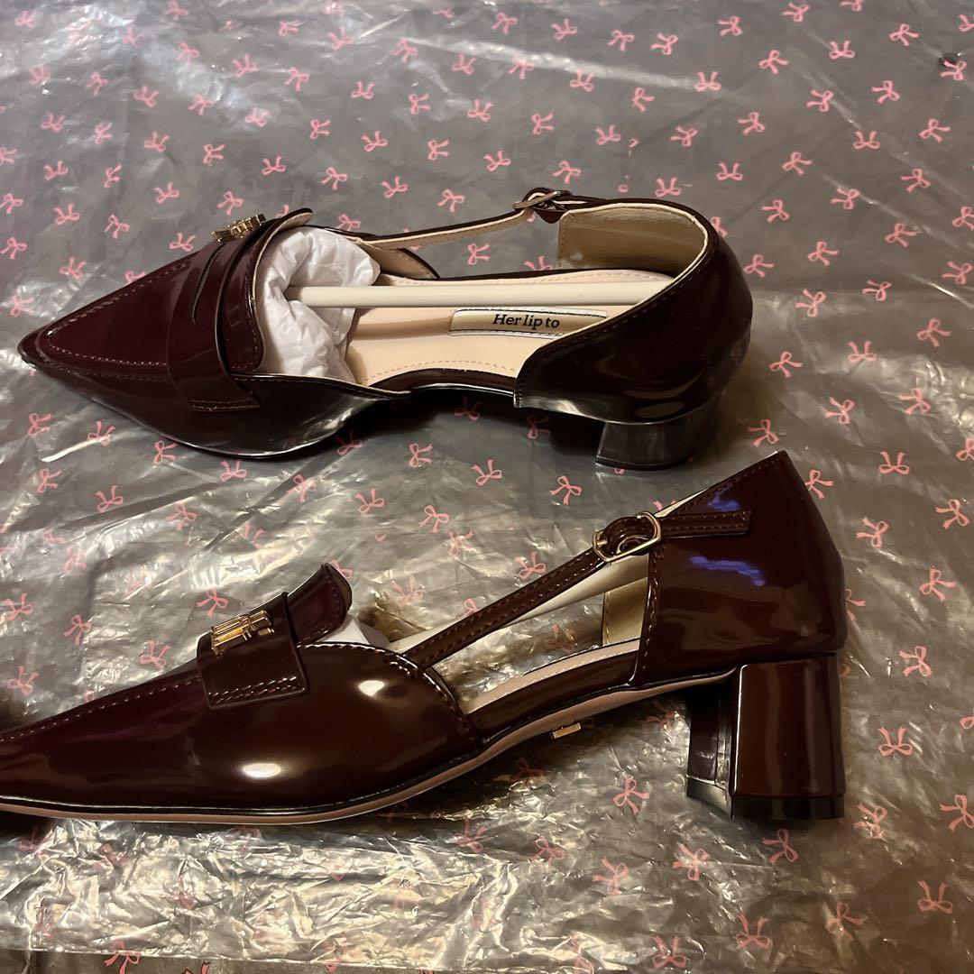 新品37herlipto Trois Heel Loafers