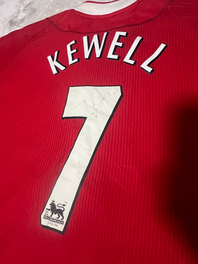 希少タグ付 03/04 リヴァプール キューウェル #7 プレミア公式パッチ