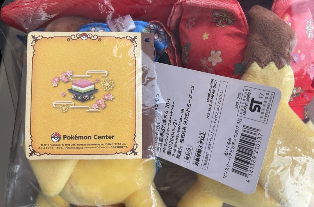 ポケモン　マンスリーペアピカチュウ3月