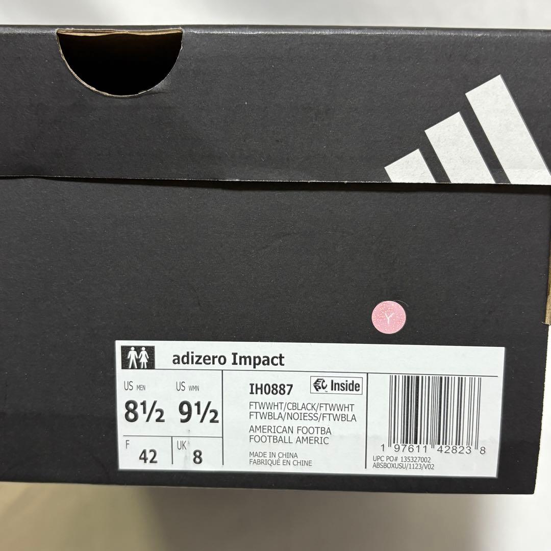 Adizero Impact Exotic Speed　WHT　26.5cm　Y