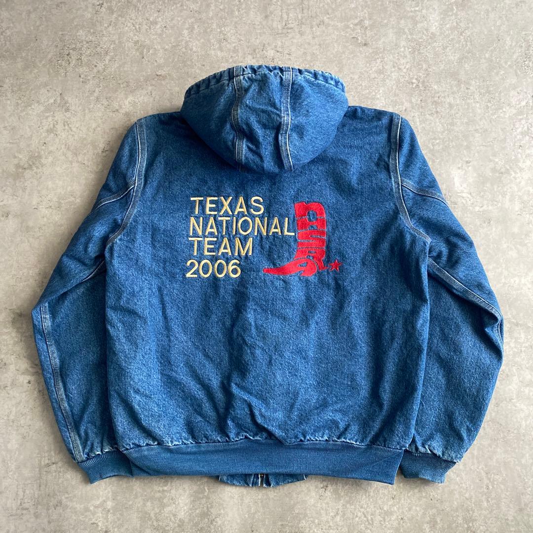 希少サイズ カーハート デニム アクティブジャケット M ダークストーン