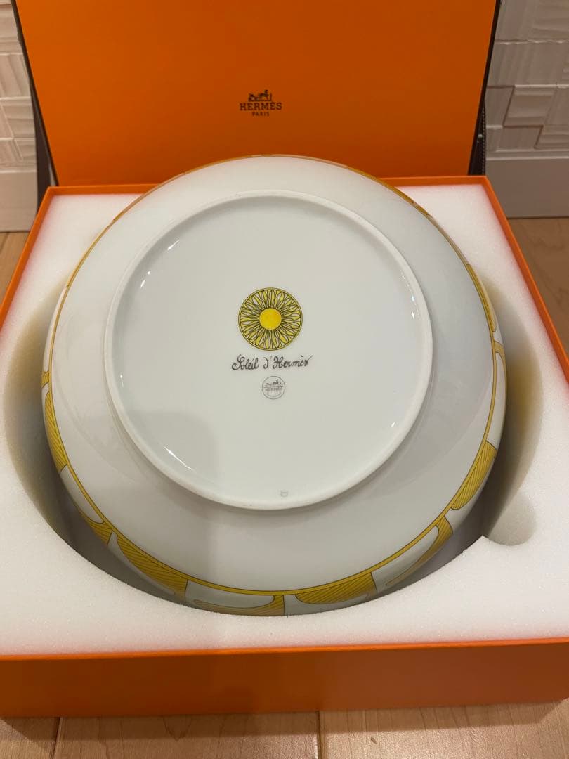 HERMESエルメス ソレイユ・ドゥ・エルメス サラダボウル ラージモデル